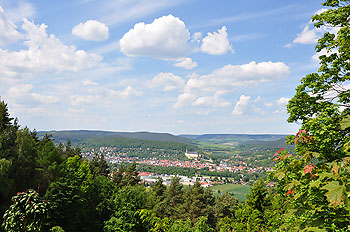 Blick auf Rudolstadt